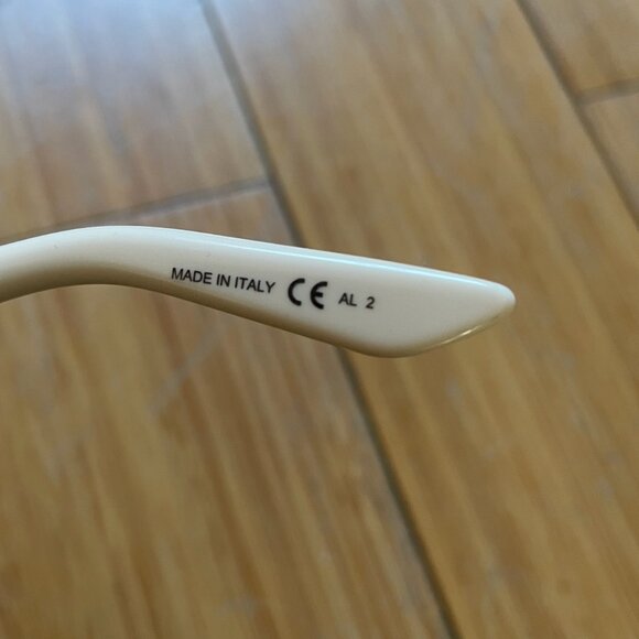 GIVENCHY White Cat Eye Sunglasses - Picture 6 of 9